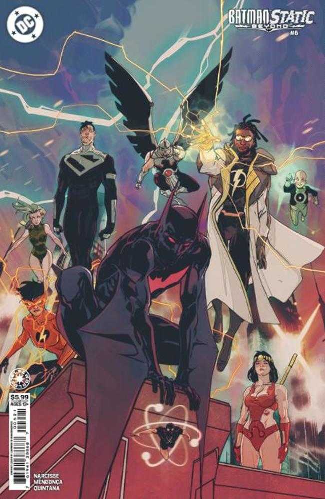 BATMAN STATIC BEYOND #6 COVER B CARMINE DI GIANDOMENICO CARD STOCK VARIANT