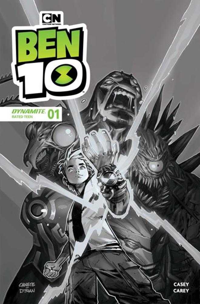 BEN 10 #1 COVER J 1:10 ERIC CANETE LINE ART VARIANT (2026) Comic