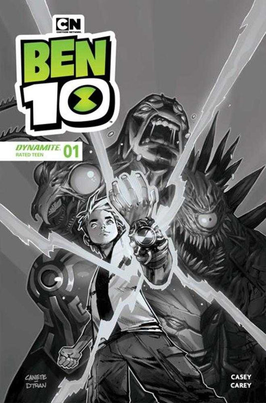BEN 10 #1 COVER J 1:10 ERIC CANETE LINE ART VARIANT (2026) Comic