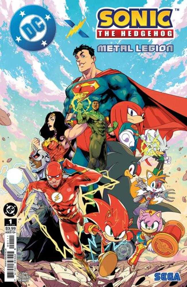 DC X SONIC THE HEDGEHOG THE METAL LEGION #1 COVER A PABLO M COLLAR (2026) Comic