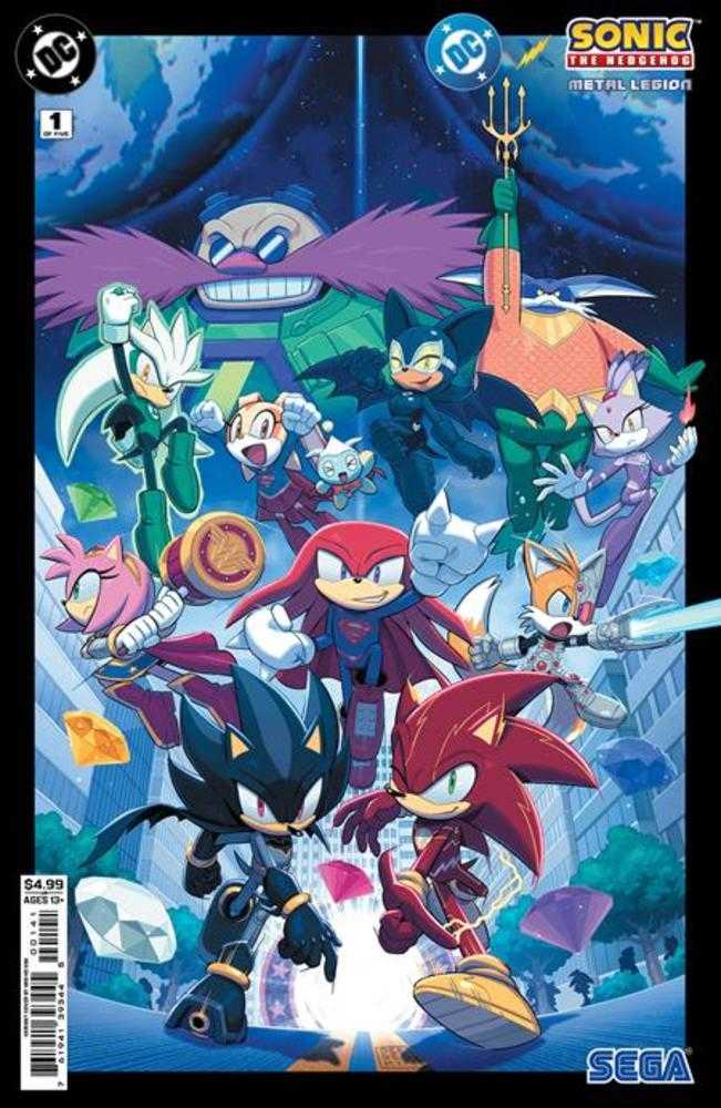 DC X SONIC THE HEDGEHOG THE METAL LEGION #1 COVER D MIN HO KIM CARD STOCK VARIANT