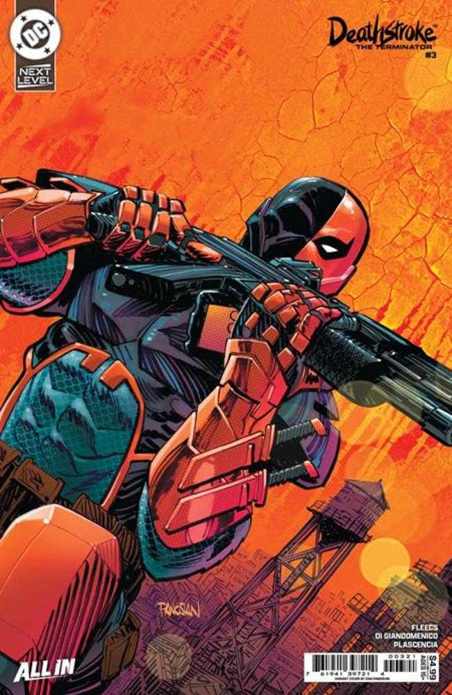 DEATHSTROKE THE TERMINATOR #3 COVER B DAN PANOSIAN CARD STOCK VARIANT