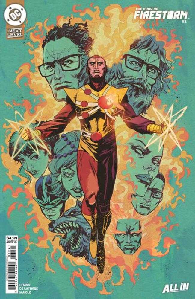 FURY OF FIRESTORM #2 COVER B SANFORD GREENE CARD STOCK VARIANT
