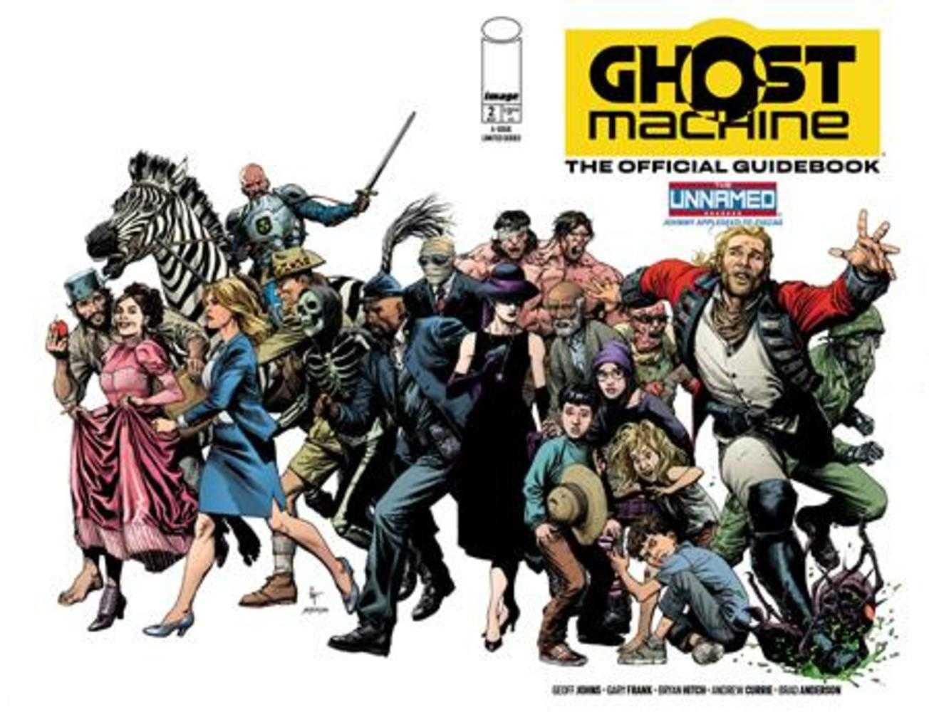 GHOST MACHINE THE OFFICIAL GUIDEBOOK #2 COVER A GARY FRANK & BRAD ANDERSON WRAPAROUND