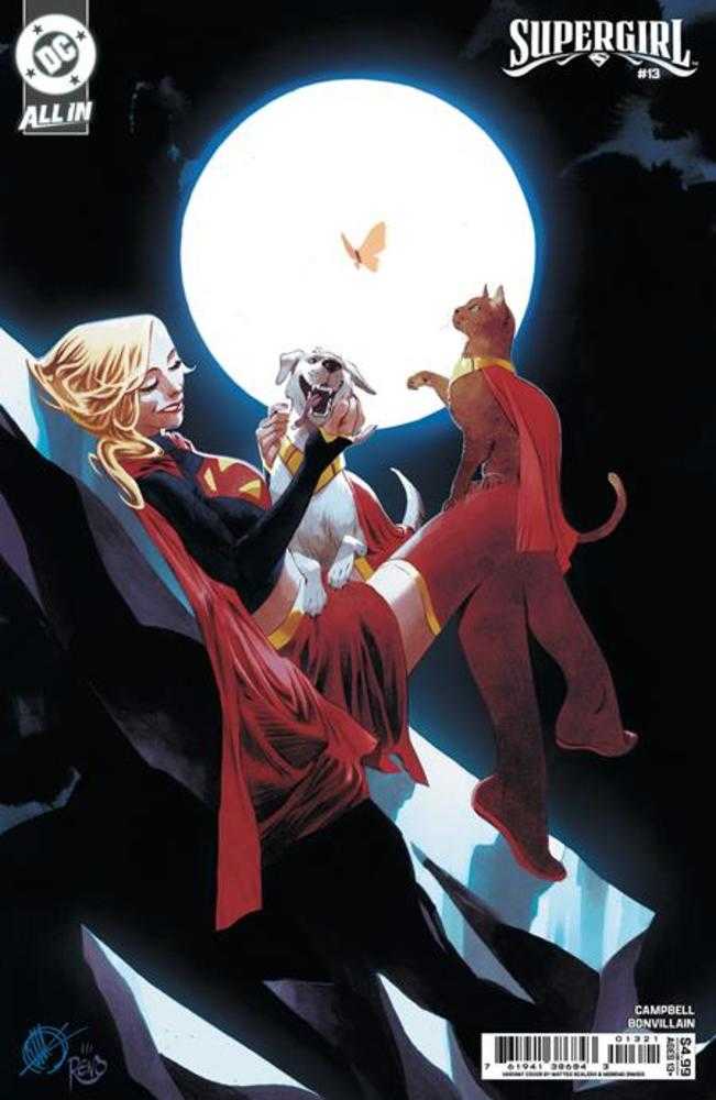 SUPERGIRL #13 COVER B MATTEO SCALERA CARD STOCK VARIANT (THE REIGN OF THE SUPERBOYS)