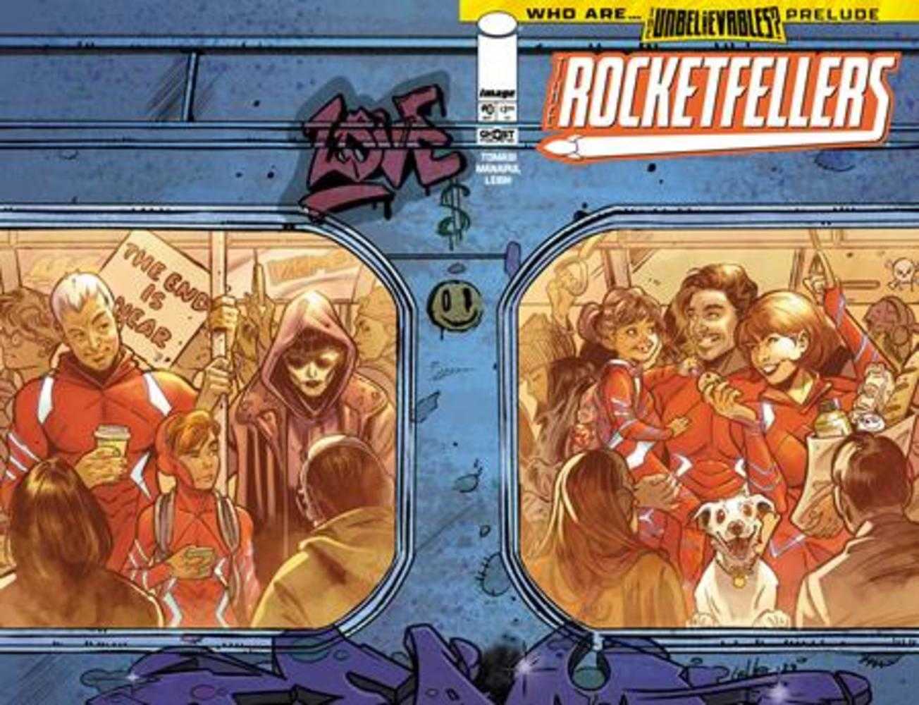 ROCKETFELLERS #0 COVER C LEILA LEIZ & JOHN KALISZ WRAPAROUND VARIANT