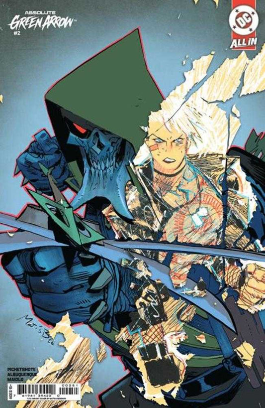 ABSOLUTE GREEN ARROW #2 COVER E 1:25 MATIAS BERGARA CARD STOCK VARIANT
