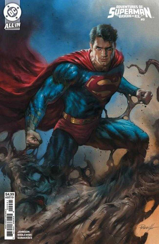 ADVENTURES OF SUPERMAN BOOK OF EL #9 COVER B LUCIO PARRILLO CARD STOCK VARIANT