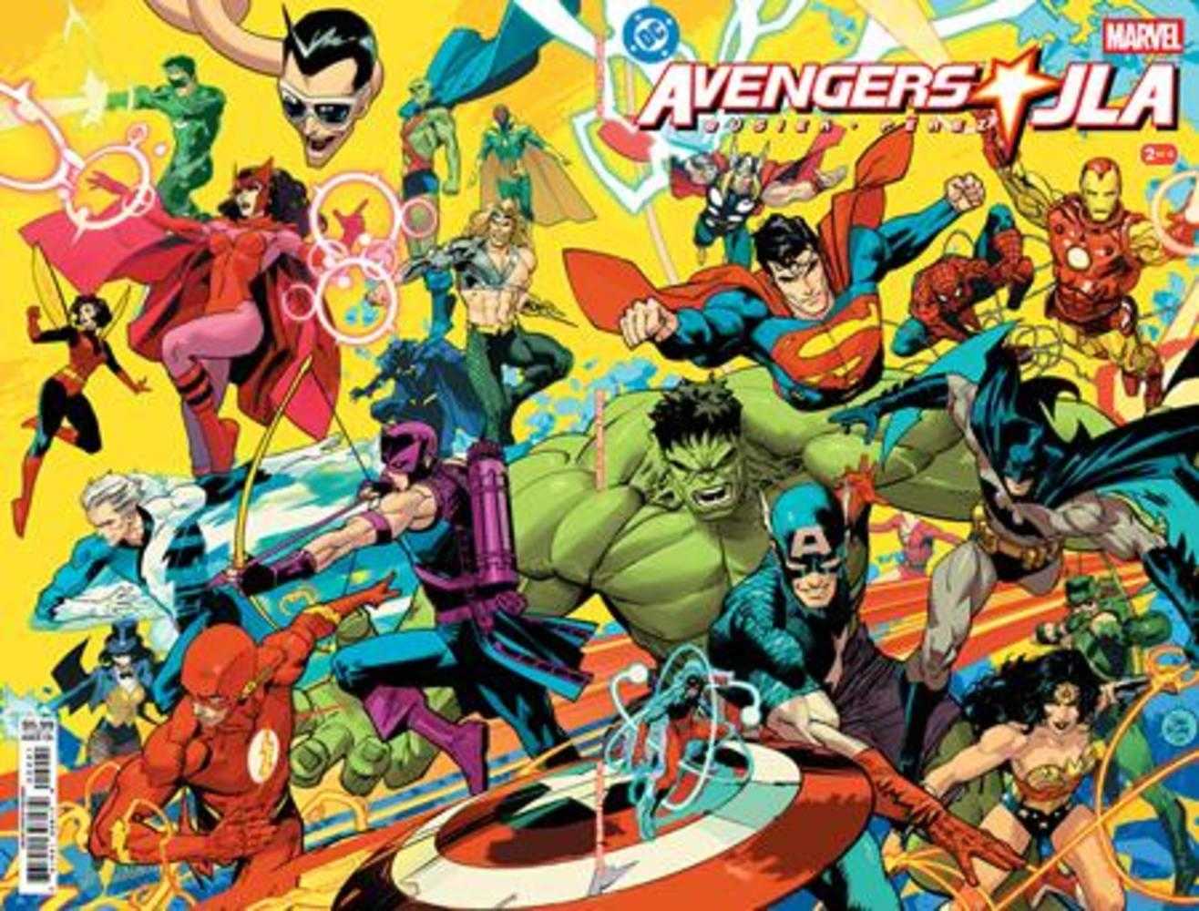 AVENGERS JLA #2 FACSIMILE EDITION COVER B DAN MORA VARIANT (DC 2026) Comic