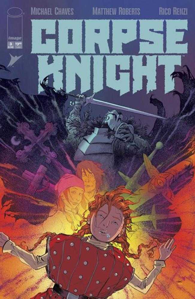 CORPSE KNIGHT #3 COVER A MATTHEW ROBERTS & RICO RENZI