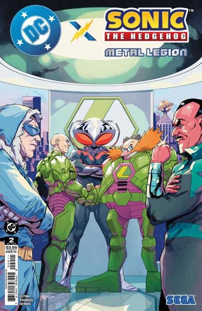 DC X SONIC THE HEDGEHOG THE METAL LEGION #2 COVER A PABLO M COLLAR (2026) Comic