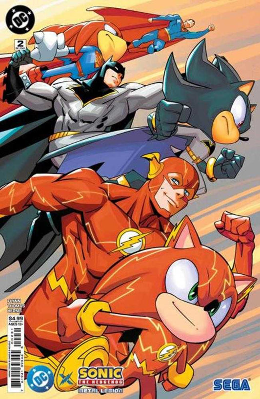 DC X SONIC THE HEDGEHOG THE METAL LEGION #2 COVER C DANIELE DI NICUOLO CARD STOCK VARIANT