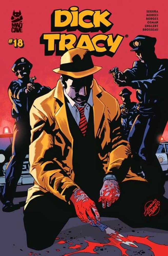 DICK TRACY #18 COVER A GERALDO BORGES MARK ENGLERT (Mad Cave Studios 2026) Comic