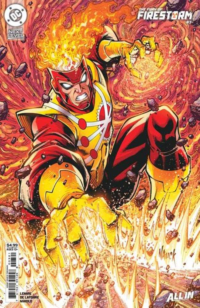 FURY OF FIRESTORM #3 COVER B TODD NAUCK CARD STOCK VARIANT (DC 2026) Comic