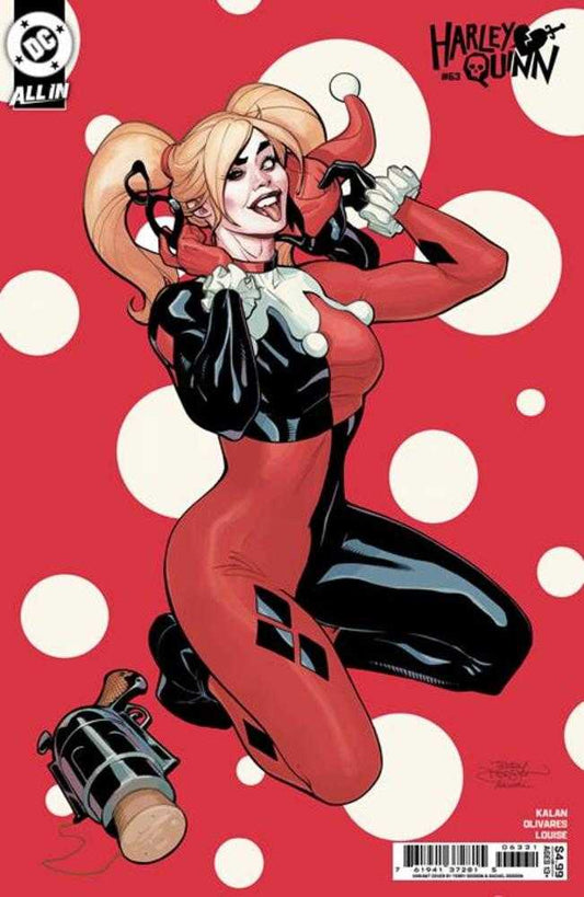 HARLEY QUINN #63 COVER C TERRY DODSON & RACHEL DODSON CARD STOCK VARIANT