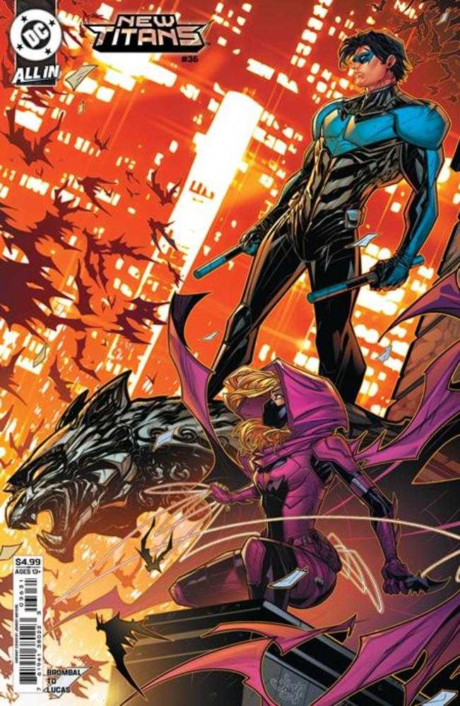 NEW TITANS #36 COVER C JONBOY MEYERS CARD STOCK VARIANT (DC 2026) Comic