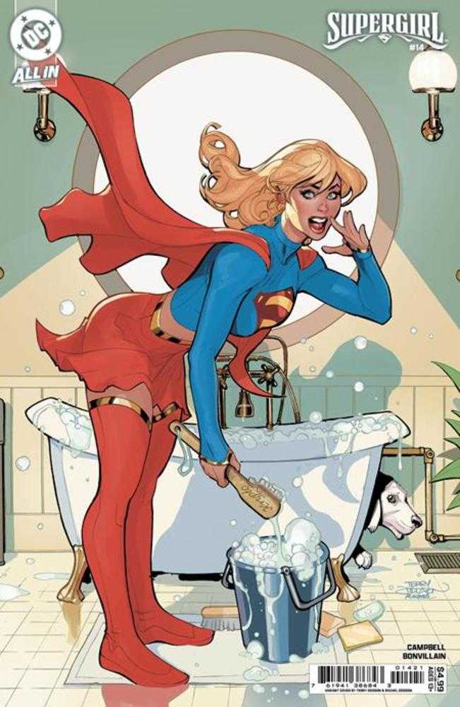 SUPERGIRL #14 COVER B TERRY DODSON CARD STOCK VARIANT Comic