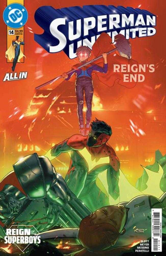 SUPERMAN UNLIMITED #14 COVER A TAURIN CLARKE (THE REIGN OF THE SUPERBOYS)