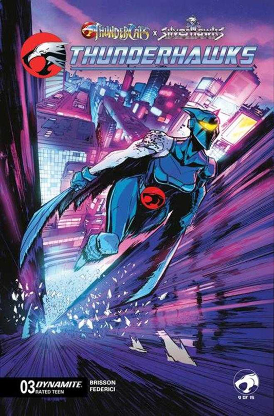 THUNDERCATS X SILVERHAWKS THUNDERHAWKS #3 COVER A DAVID COUSENS