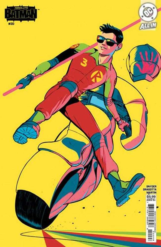 ABSOLUTE BATMAN #20 COVER G JAVIER RODRIGUEZ ROBINS TIM DRAKE CARD STOCK VARIANT