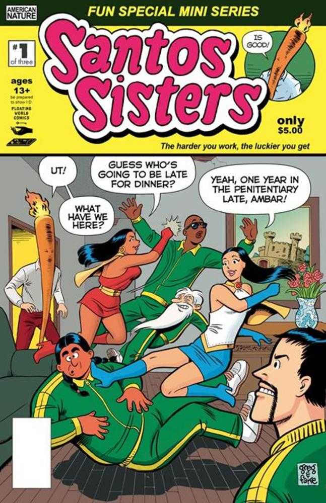 SANTOS SISTERS FUN SPECIAL #1 COVER A GREG & FAKE (Floating World 2026) Comic