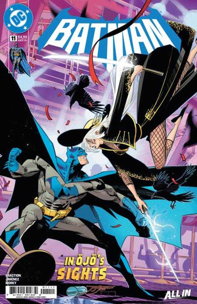 BATMAN #11 COVER A JORGE JIMENEZ (DC 2026) 1st Print Comic