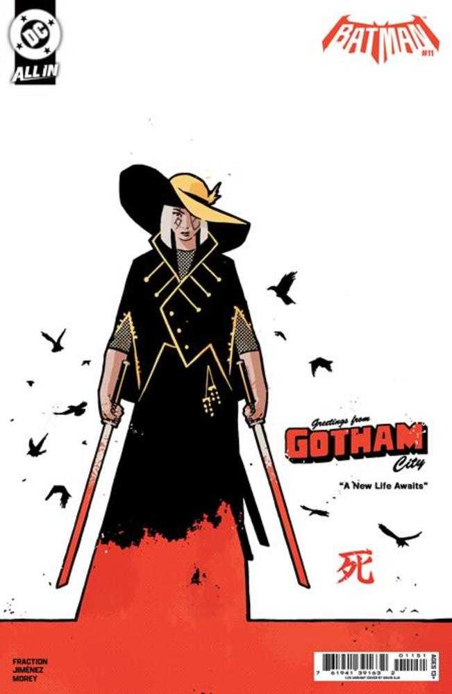BATMAN #11 COVER G 1:25 DAVID AJA CARD STOCK VARIANT (DC 2026) Comic