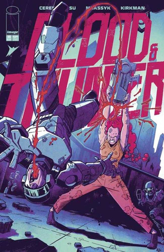 BLOOD & THUNDER #15 COVER B NICK ROCHE & JOSH BURCHAM VARIANT (MATURE)