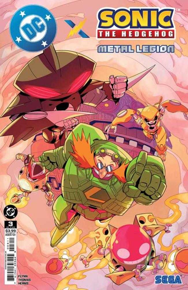 DC X SONIC THE HEDGEHOG THE METAL LEGION #3 COVER A PABLO M COLLAR (2026) Comic
