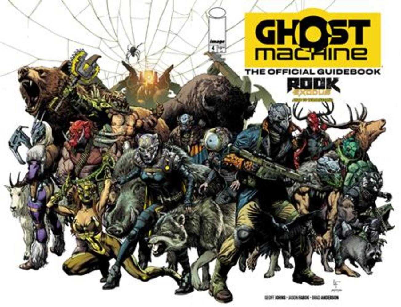 GHOST MACHINE THE OFFICIAL GUIDEBOOK #4 COVER A Comic