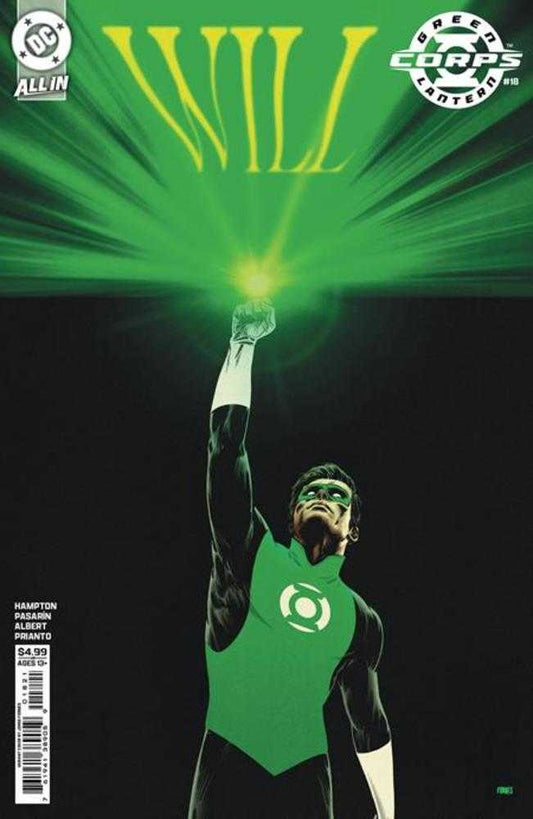 GREEN LANTERN CORPS #18 COVER B JORGE FORNES CARD STOCK VARIANT (DC 2026) Comic