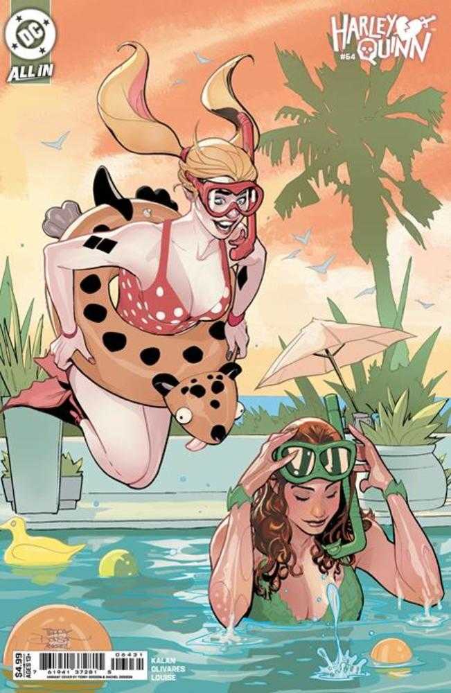 HARLEY QUINN #64 COVER C TERRY DODSON & RACHEL DODSON CARD STOCK VARIANT