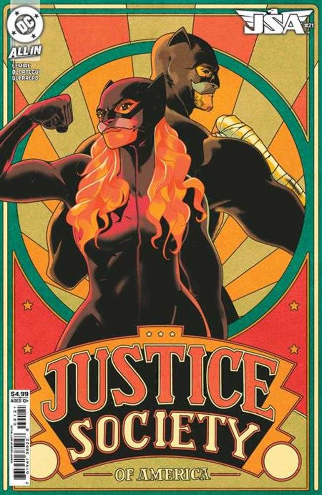 JSA #21 COVER B MATT TAYLOR CARD STOCK VARIANT (DC 2026) 1st Print Comic