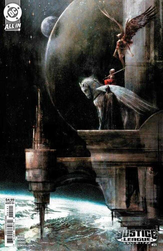JUSTICE LEAGUE UNLIMITED #21 COVER D SEB MCKINNON CARD STOCK VARIANT