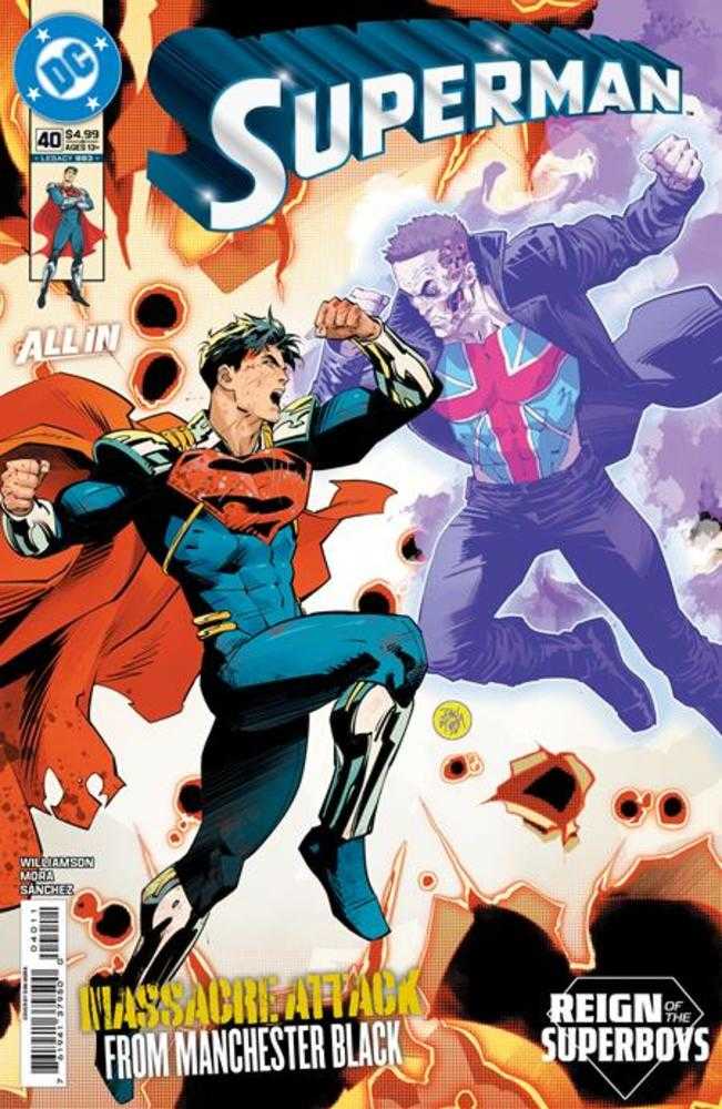SUPERMAN #40 COVER A DAN MORA (DC 2026) 1st Print Comic