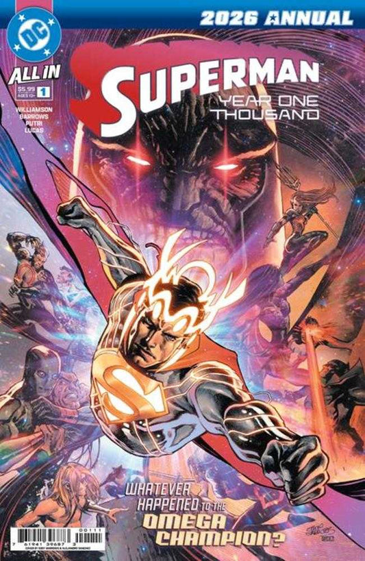 SUPERMAN ANNUAL YEAR ONE THOUSAND #1 (ONE SHOT) COVER A EDDY BARROWS (DC K.O.)