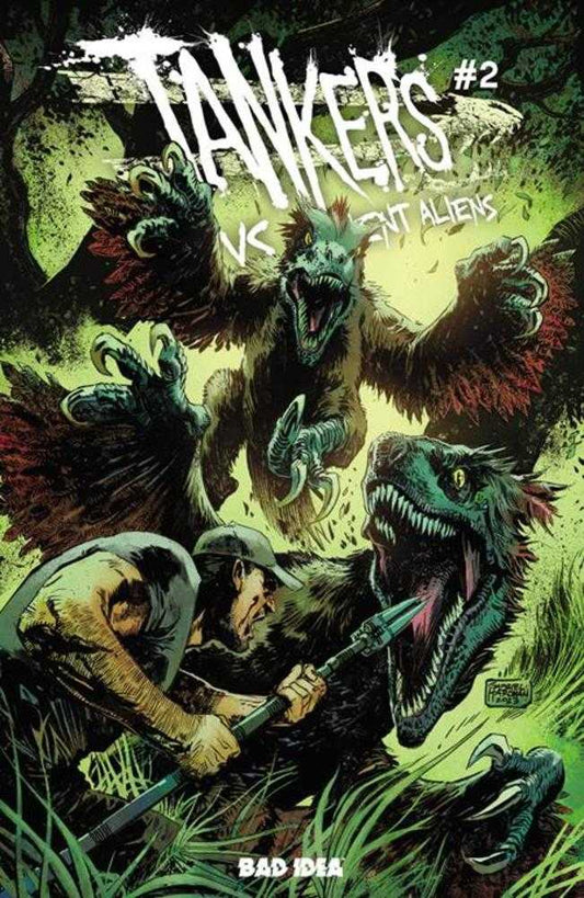 TANKERS VS ANCIENT ALIENS #2 COVER A GABRIEL HARDMAN (Bad Idea 2026) Comic