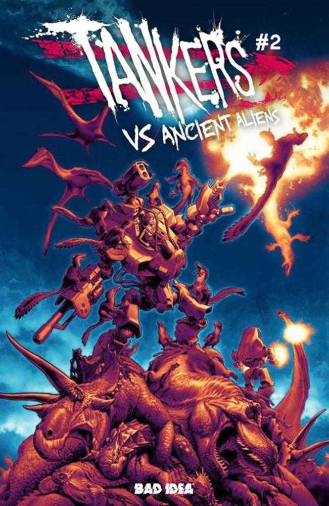 TANKERS VS ANCIENT ALIENS #2 COVER B LEWIS LAROSA VARIANT (Bad Idea 2026) Comic