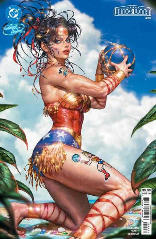 WONDER WOMAN #35 COVER E KYUYONG EOM SWIMSUIT CARD STOCK VARIANT (DC 2026) Comic