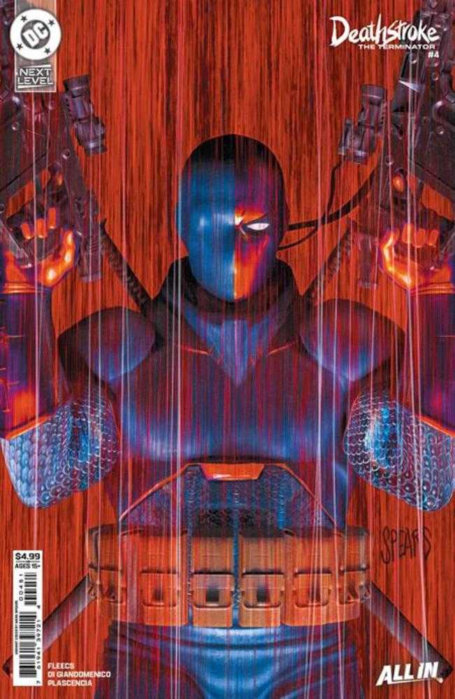 DEATHSTROKE THE TERMINATOR #4 COVER E MARK SPEARS CARD STOCK VARIANT