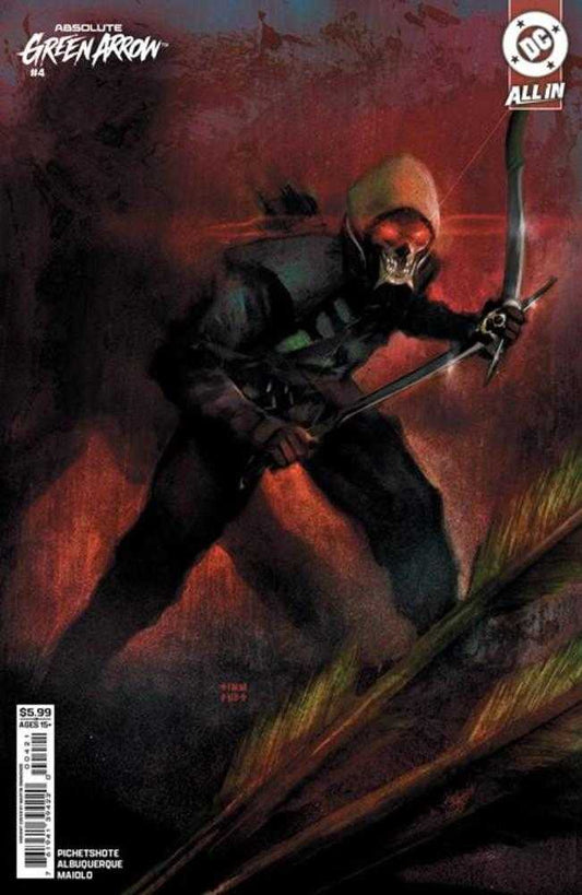 ABSOLUTE GREEN ARROW #4 COVER B MARTIN SIMMONDS CARD STOCK VARIANT (2025) Comic