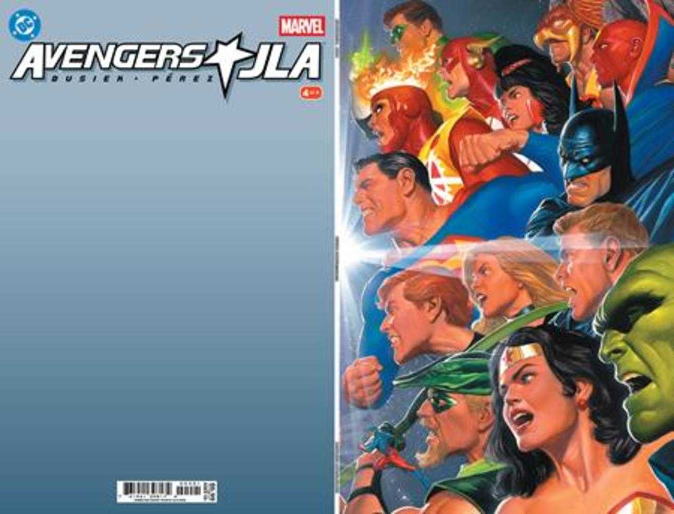 AVENGERS JLA #4 FACSIMILE EDITION COVER B ALEX ROSS DC MARVEL CONNECTING VARIANT