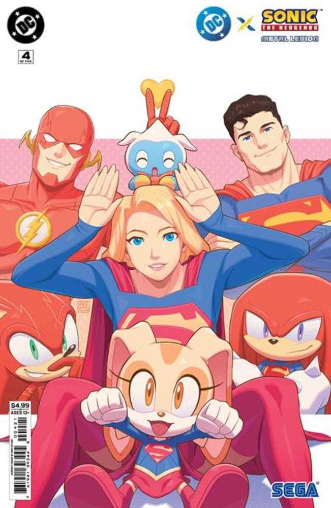 DC X SONIC THE HEDGEHOG METAL LEGION #4 COVER B MIN HO KIM CARD STOCK VARIANT