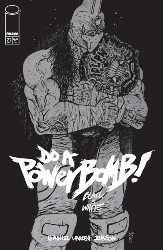 DO A POWERBOMB BLACK AND WHITE #2 COVER A DANIEL WARREN JOHNSON (2026) Comic