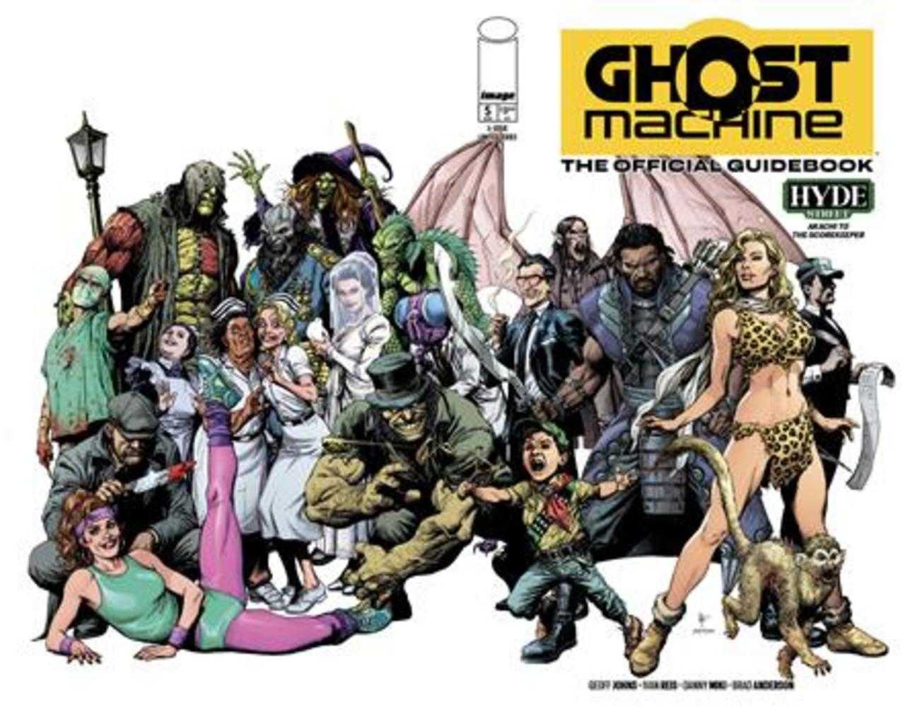 GHOST MACHINE THE OFFICIAL GUIDEBOOK #5 COVER A GARY FRANK & BRAD ANDERSON