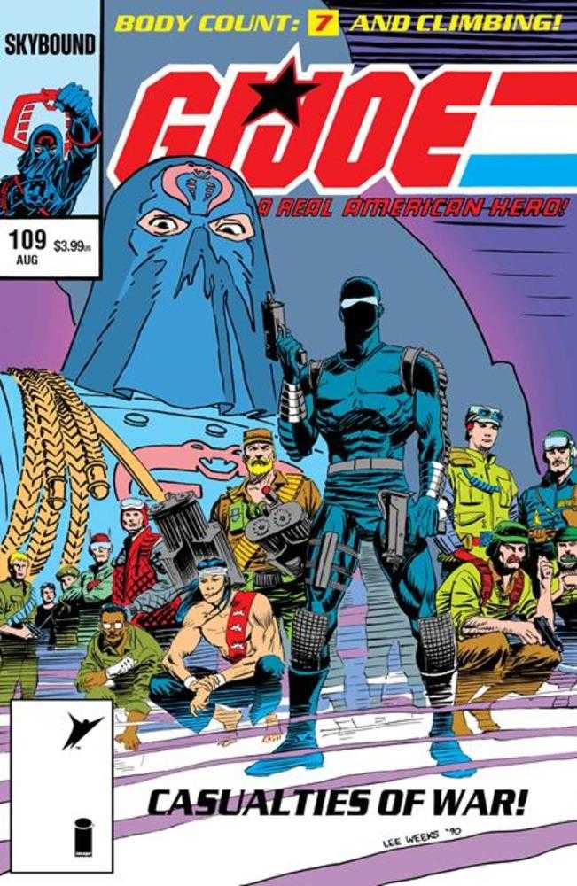 G.I. JOE A REAL AMERICAN HERO #109 HAMA FILES EDITION COVER A LEE WEEKS