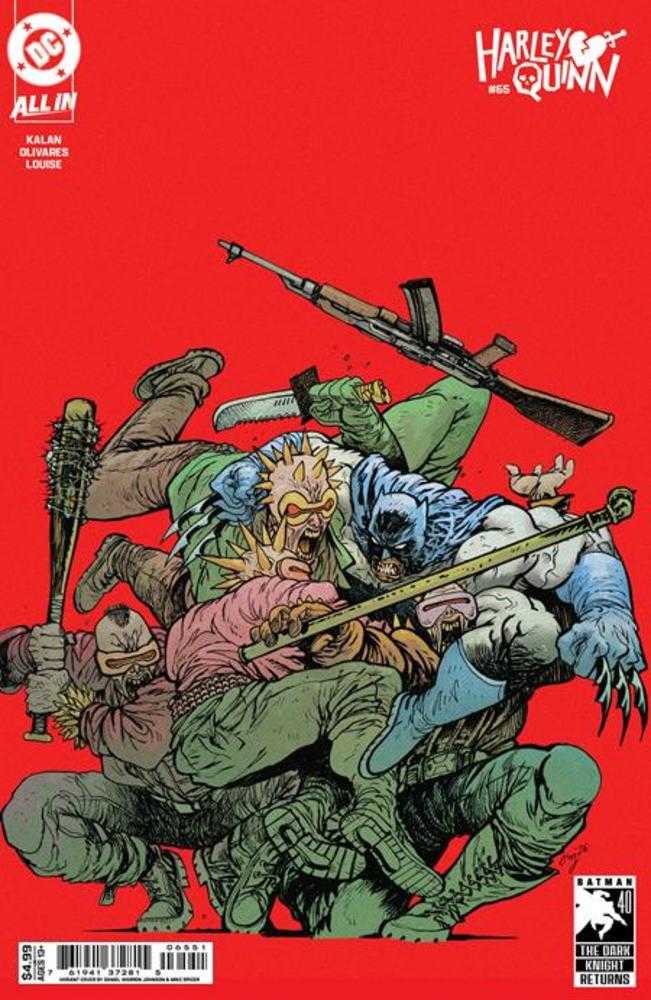HARLEY QUINN #65 COVER E DANIEL WARREN JOHNSON DARK KNIGHT RETURNS 40TH ANNIVERSARY
