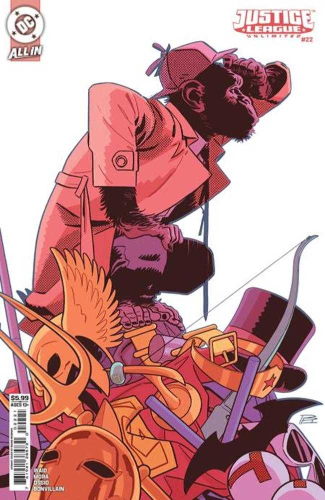 JUSTICE LEAGUE UNLIMITED #22 COVER B BRUNO REDONDO CARD STOCK VARIANT