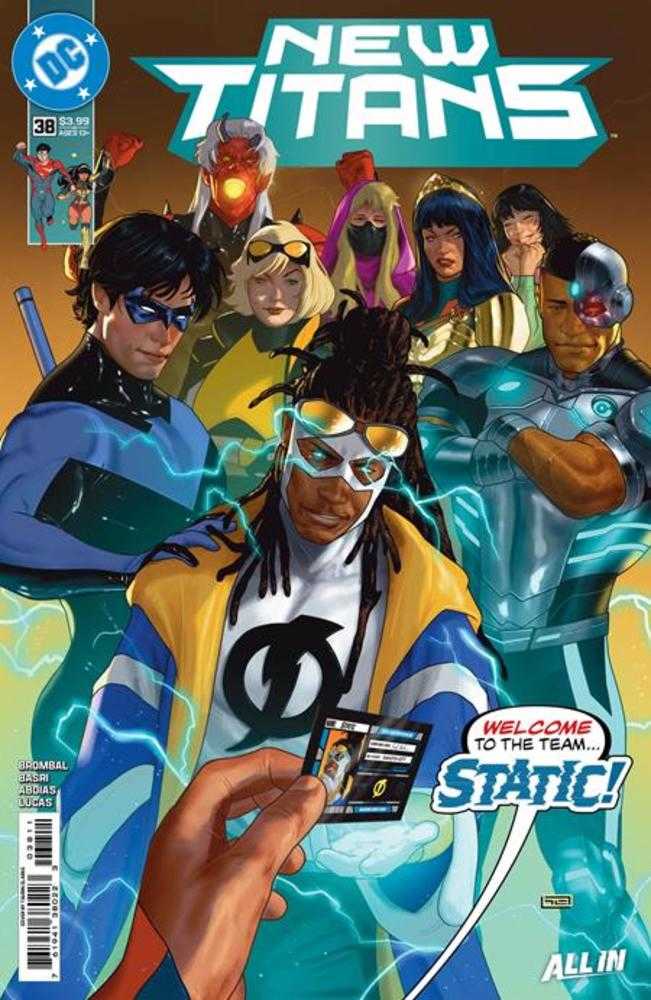 NEW TITANS #38 COVER A TAURIN CLARKE (DC 2025) 1st Print Comic