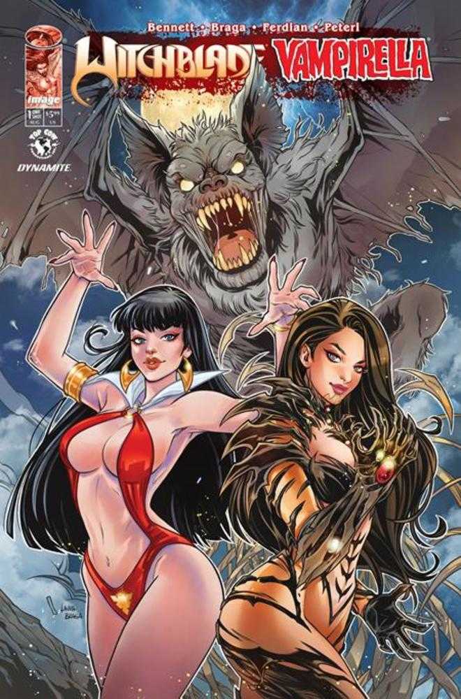 WITCHBLADE VAMPIRELLA #1 (ONE SHOT) COVER A LAURA BRAGA (Image 2026) Comic